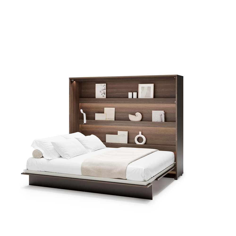 Schrankbett BC-14 160x200, horizontal, Dunin-Eiche