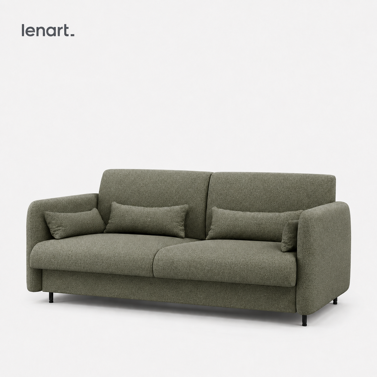 Sofa Lenart BED CONCEPT 19 für Wandklappbett BC-12 Vertikal 160x200 cm Grün