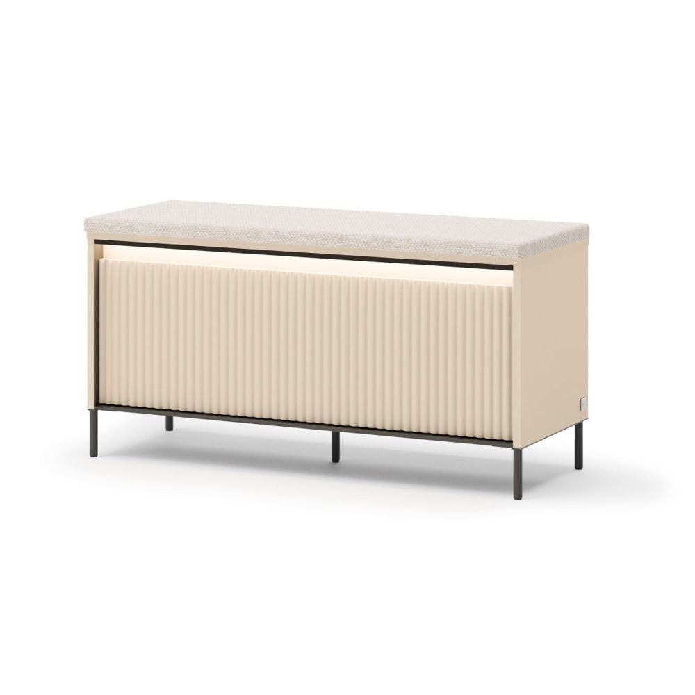 TREND GARDEROBE TG-05 Sitzbank, Beige Sand
