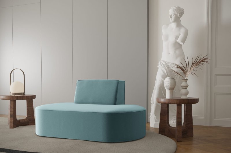 Dalia 1-Sitzer Blau Dekor