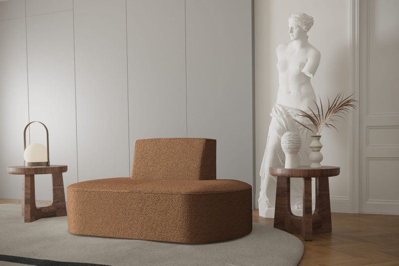 Dalia 1-Sitzer Inca Gold Boucle Dekor