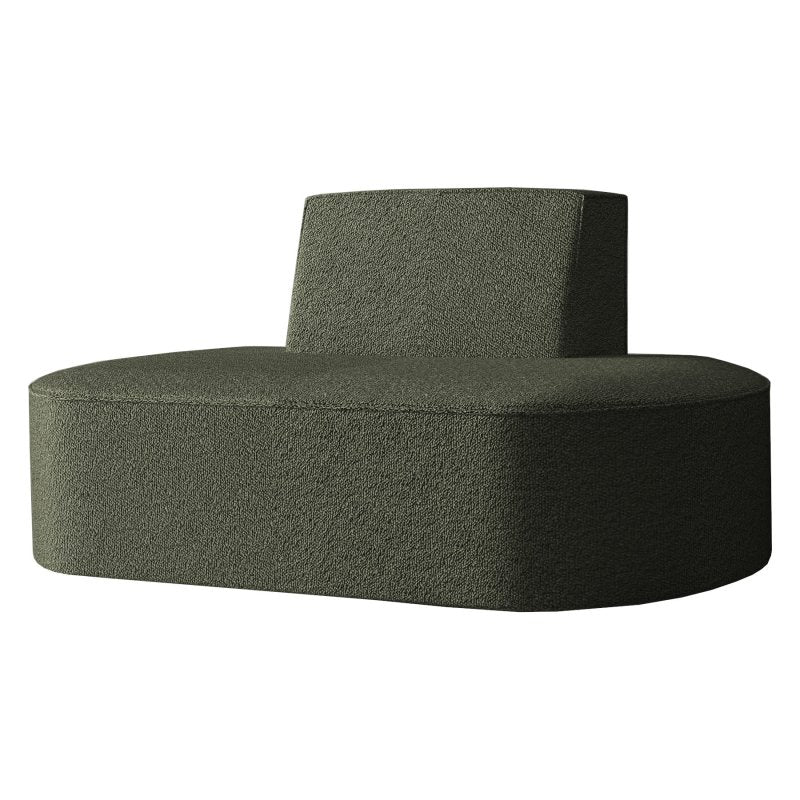 Dalia 1-Sitzer Dunkelgrün Boucle