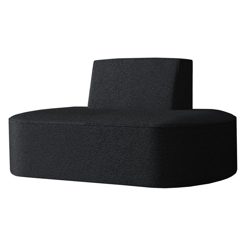 Dalia 1-Sitzer Schwarz Boucle Stoff