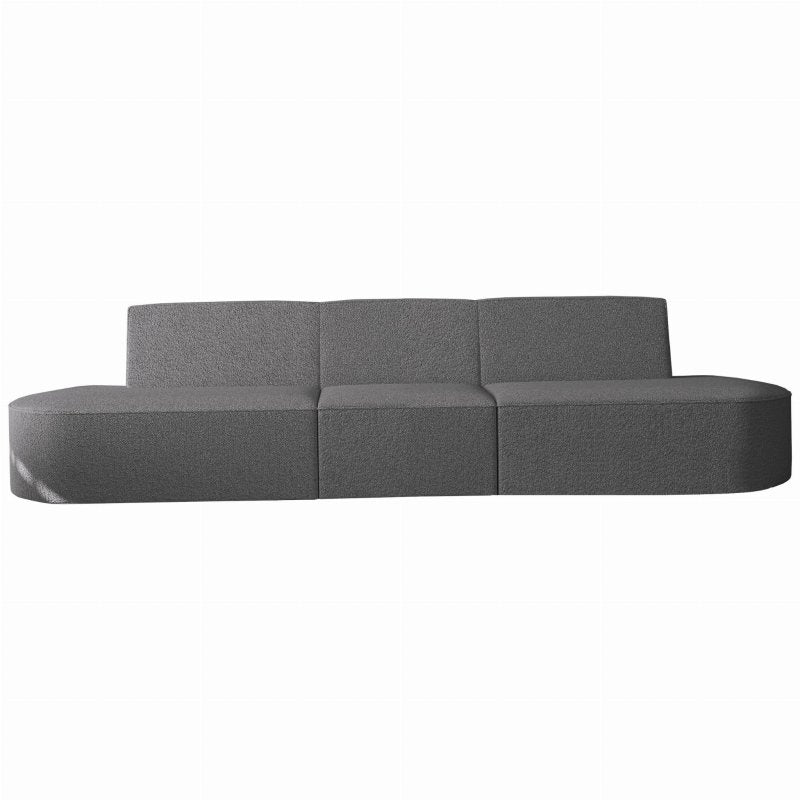 Dalia 3-Sitzer Sofa Graphite Boucle Stoff