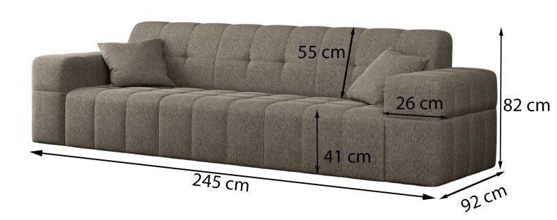 Balia 3-Sitzer Sofa Abmessungen