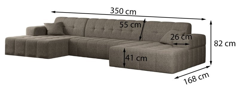 Balia Ecksofa U Abmessungen