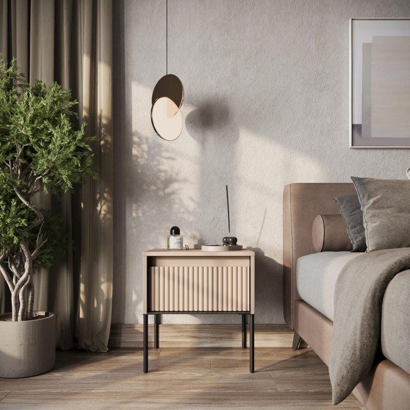 Nachttisch Trend 10 Sandbeige Dekor