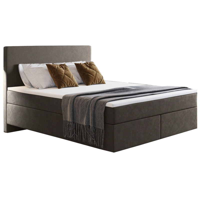 Boxspringbett Sevilla Braun Kopfteil 5