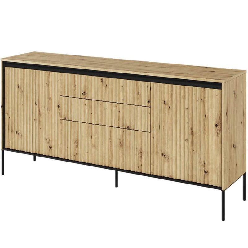 TR-01 Trend-Kommode in Eiche Artisan – funktionaler Stauraum mit natürlicher Holzmaserung