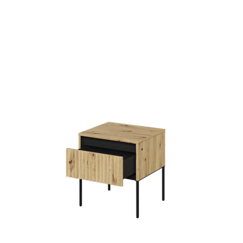 Nachttisch Trend 10 Eiche Artisan offene