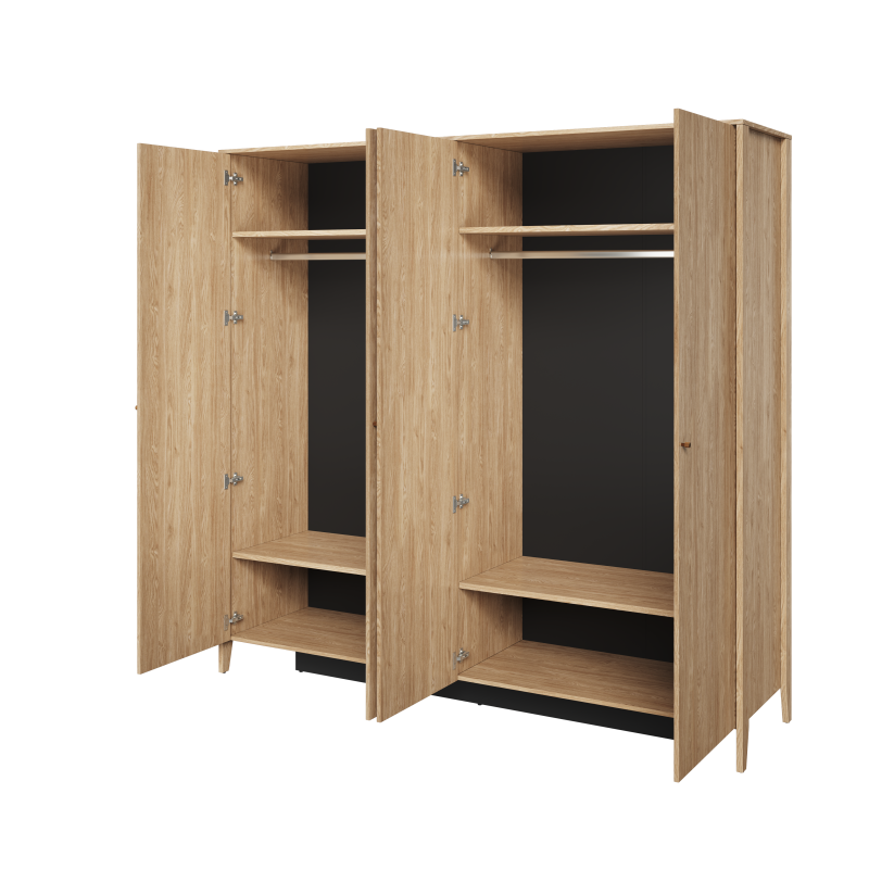 Kleiderschrank COZY 01 Innenraum des Kleiderschranks
