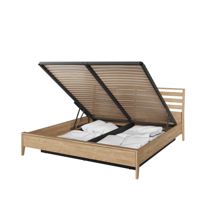 Bett COZY 02 180 cm Bettkasten Dekor