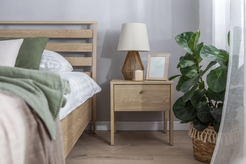 Nachttisch COZY 05 mit Schublade Dekor 2
