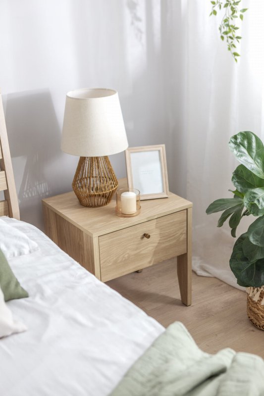 Nachttisch COZY 05 mit Schublade Dekor 3