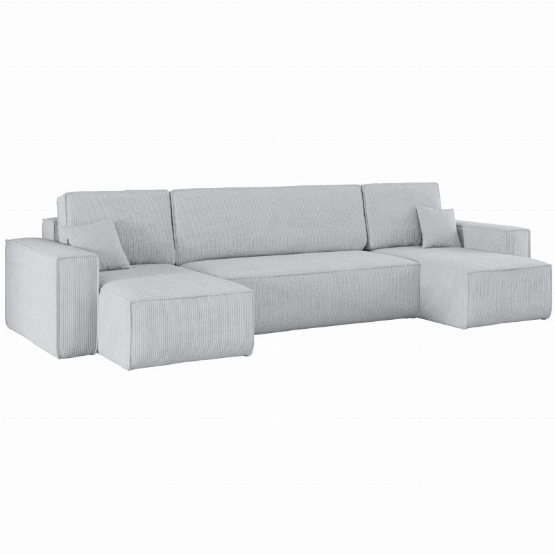 Ecksofa KARL U Poso 110 Hellgrau