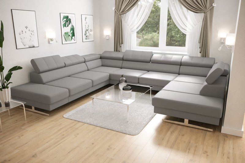 Ecksofa EMPORIO MAX I Grau