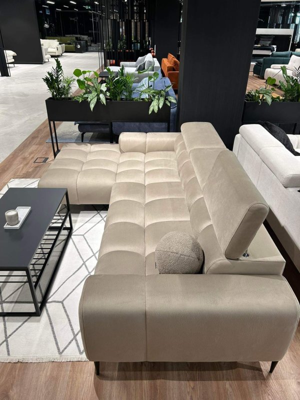 Ecksofa PLAZA MINI mit Relaxfunktion Elektrisch A usfahrbar SOLAR 11