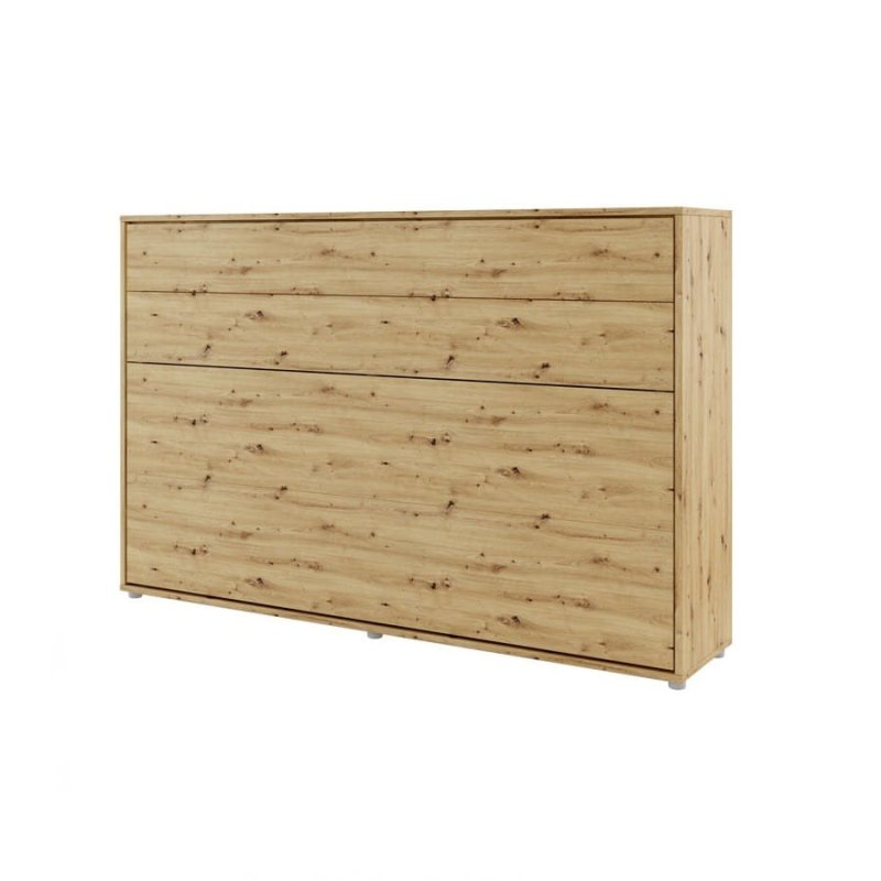 Wandklappbett Bed Concept 120x200 Horizontal Lenart Bett Grau und Eiche Artisan