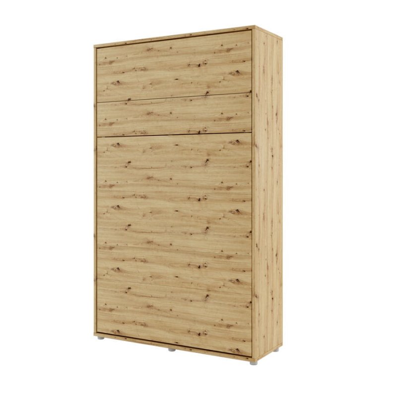 Wandklappbett Bed Concept 120x200 Vertikal Concept Lenart Bett Grau und Eiche Artisan