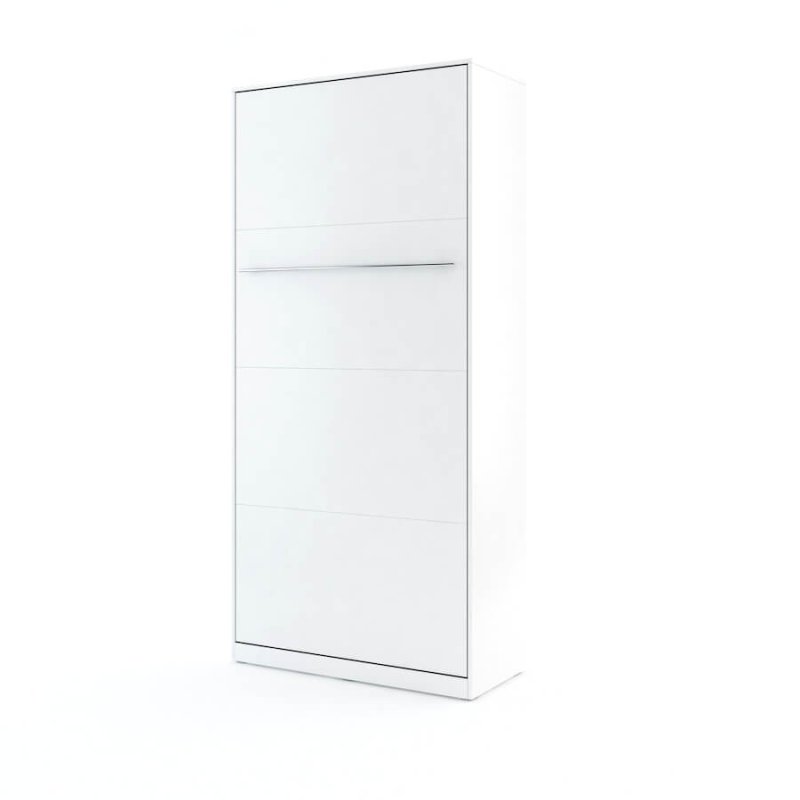 Wandklappbett Concept Pro 3 90x200 Vertikal Lenart Bett Weiß