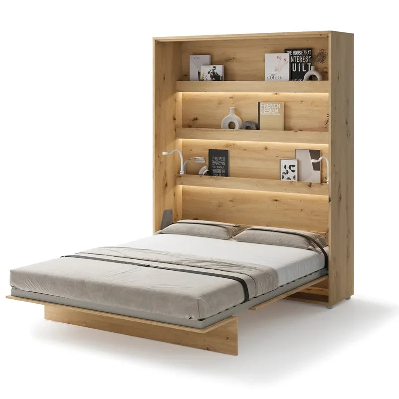 Wandklappbett Bed Concept 160x200 Vertikal Concept Lenart Bett Eiche Artisan BC-12