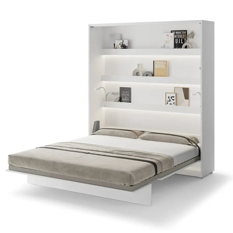 Wandklappbett Bed Concept 180x200 Vertikal Schrankbett Weiß BC-13