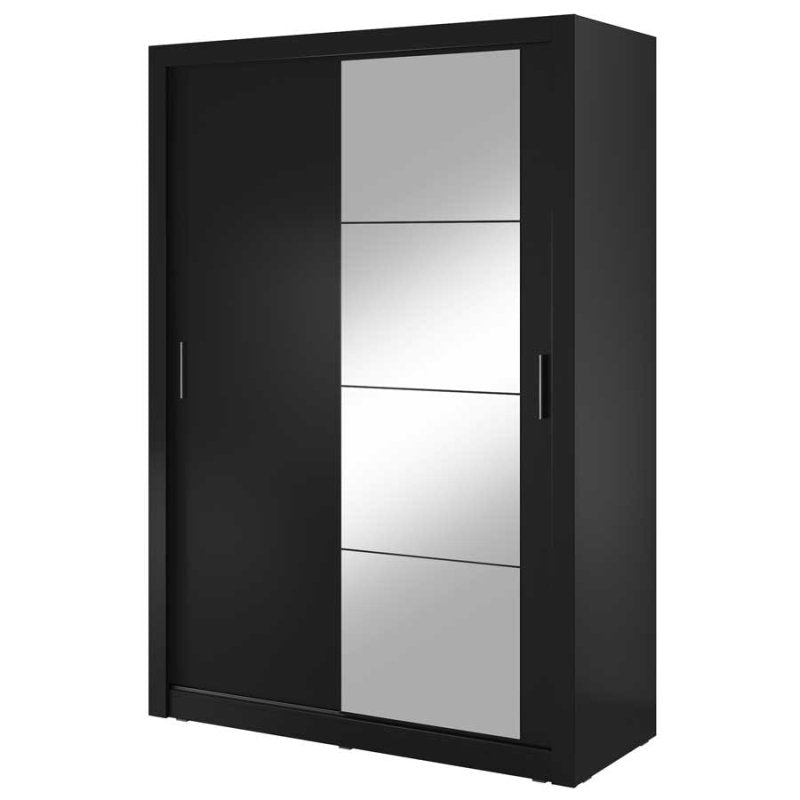 Kleiderschrank ARTI 6 mit zwei Schiebetüren und Spiegel LENART