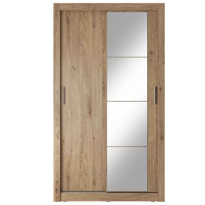 Kleiderschrank ARTI 6 mit zwei Schiebetüren und Spiegel LENART