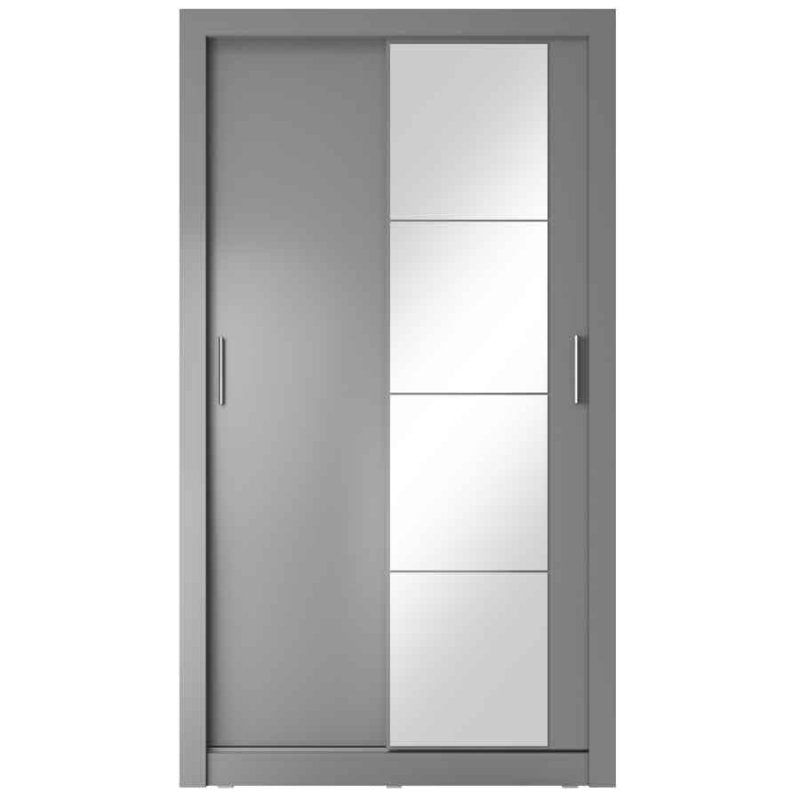 Kleiderschrank ARTI 6 mit zwei Schiebetüren und Spiegel LENART