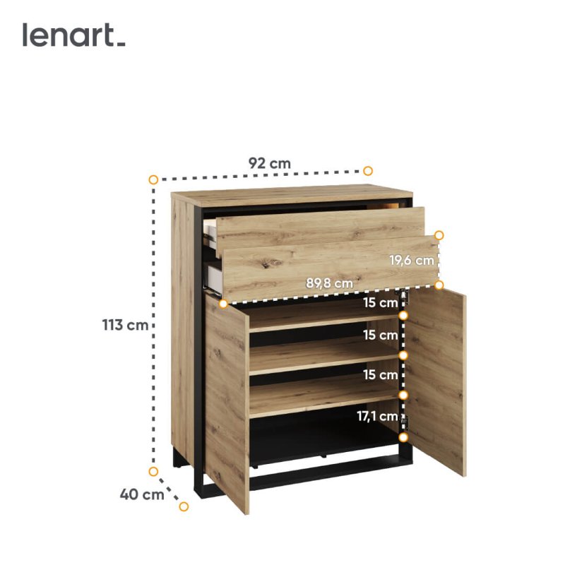 Kommode QUANT GARDEROBE QG-02 masse