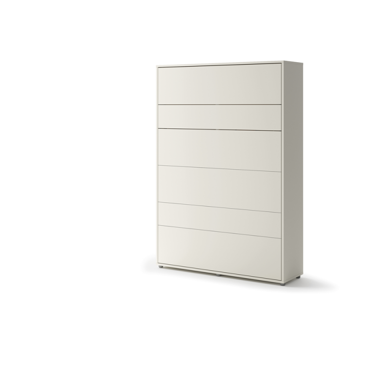 Wandklappbett 140x200 Vertikal Lenart BED CONCEPT Schrankbett Kashmir Beige BC-01