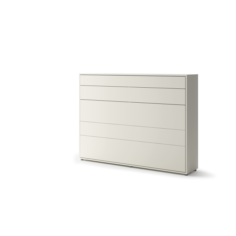 Wandklappbett 140x200 Horizontal Schrankbett Lenart BED CONCEPT Kashmir Beige 1