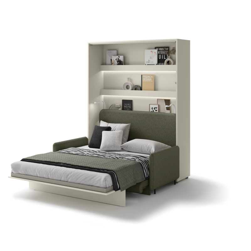 Sofa Lenart BED CONCEPT 19 für Wandklappbett BC-12 Vertikal 160x200 cm Grün 2