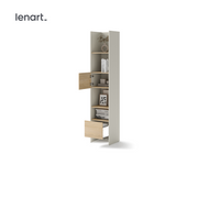 Bücherregal für Schrankbett Lenart BED CONCEPT BC-23 Kashmir Beige/Eiche Nagano
