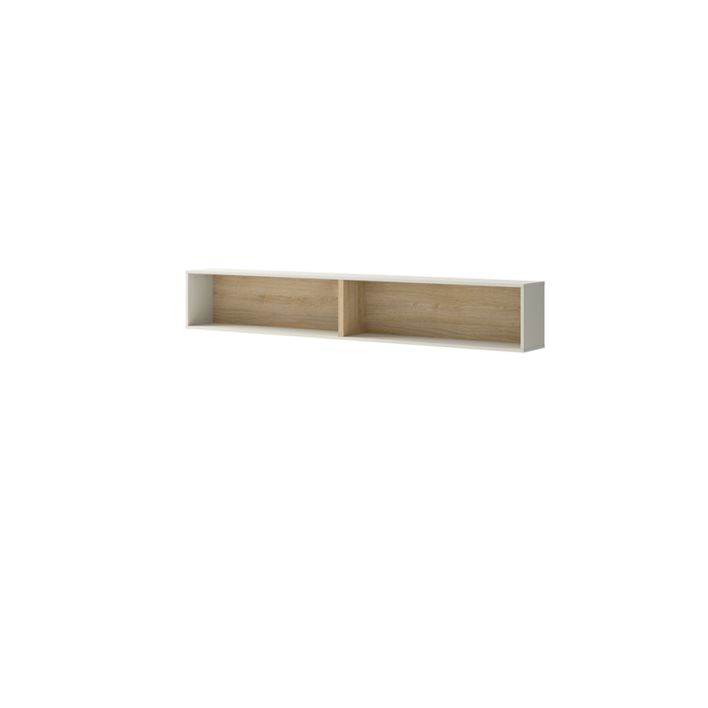 Wandregal für Schrankbett Lenart BED CONCEPT BC-30 Kashmir Beige/Eiche Nagano 1