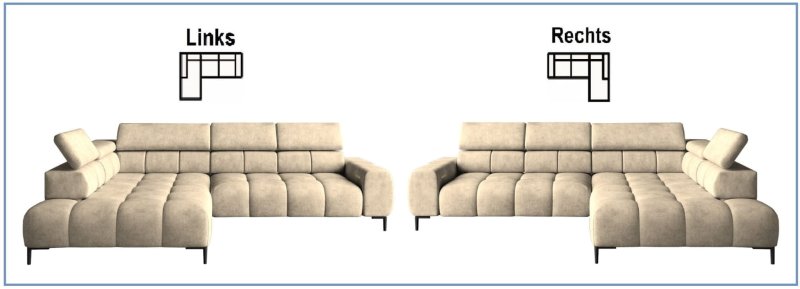 Links Rechts Plaza L Ecksofa