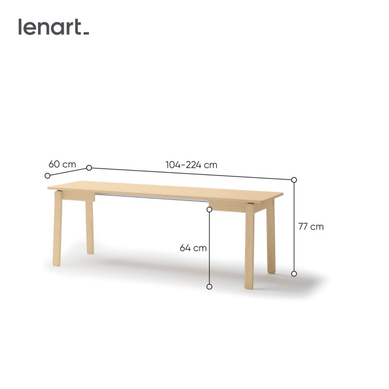 PT2DJ_06 Lenart PT-02 Ausziehbarer Esstisch Abmessungen.jpg