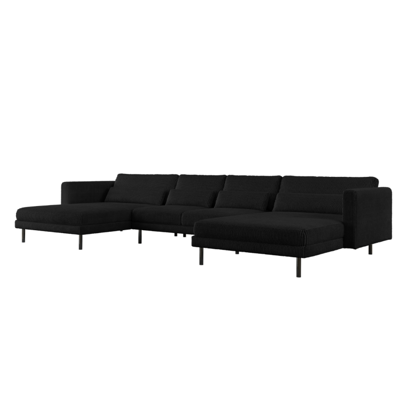 Modulares Ecksofa DANI U in U-Form aus Cordstoff POSO – großes Familiensofa für modernes Wohnzimmer, Poso 135.png