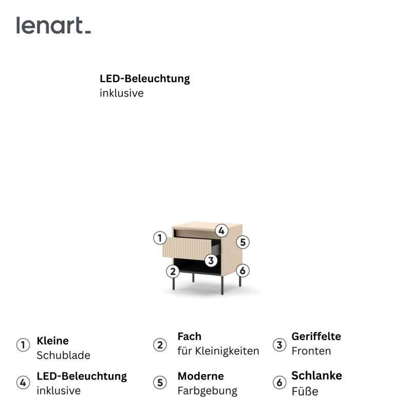 Nachttisch TS-10