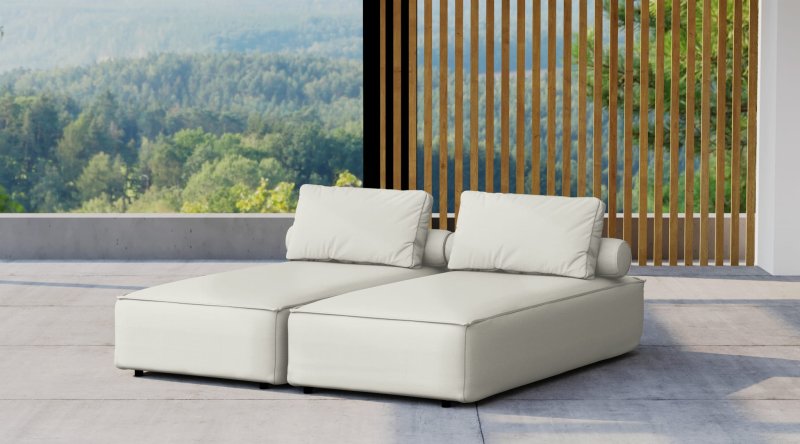 Doppel-Chaiselongue PATIO ODYSSEY_ICE