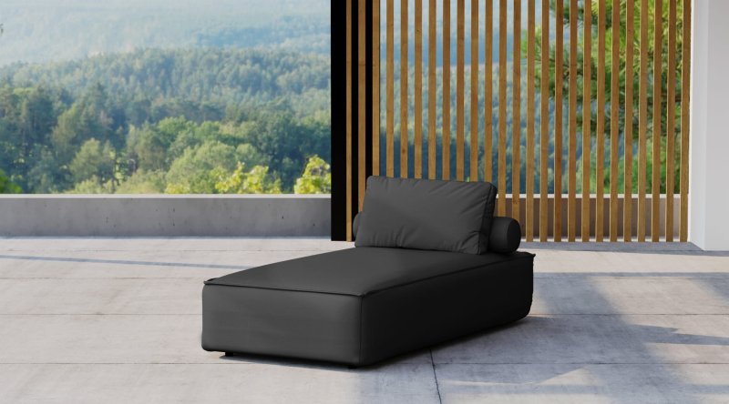 Garten Chaiselongue PATIO ODYSSEY_black