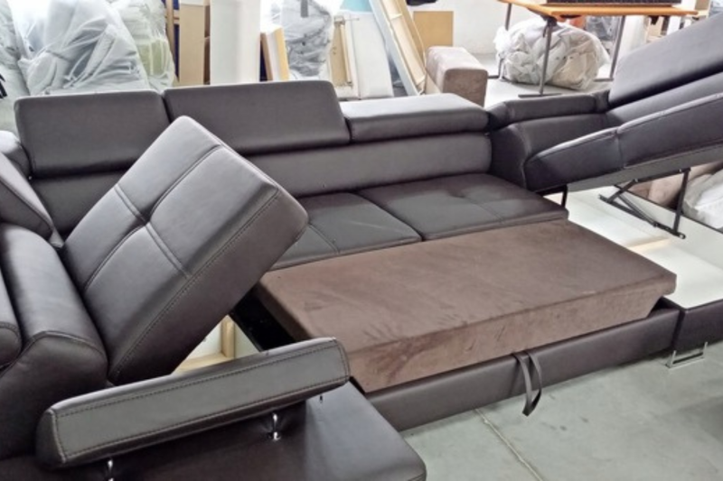 Ecksofa mit Schlaffunktion & Bettkästen, Galaxy Max II U-Form