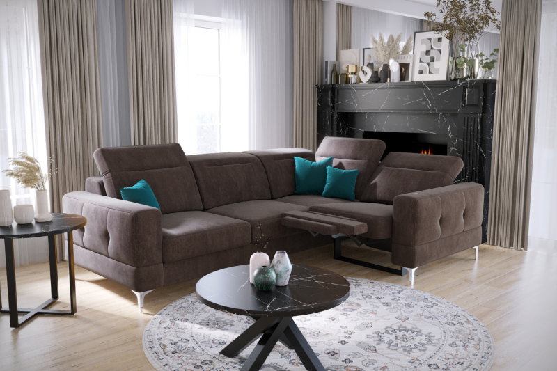 Ecksofa mit Schlaffunktion, Ecksofa Malibu Relax terra 26 rechts.png