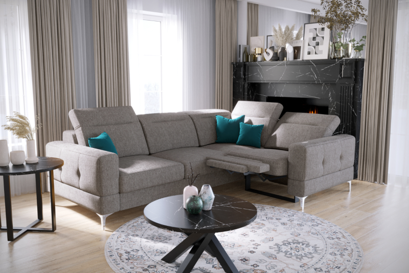 Ecksofa mit Schlaffunktion, Ecksofa Malibu Relax Gemma 85 Rechts.png
