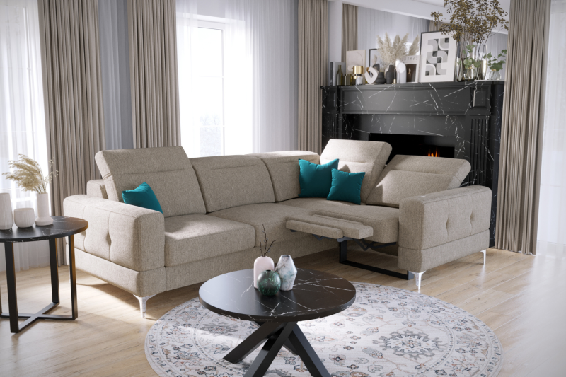 Ecksofa mit Schlaffunktion, Ecksofa Malibu Relax Gemma 11 Rechts.png