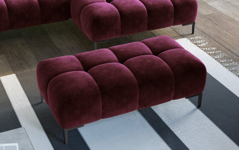 Ecksofa PLAZA XL hocker XL