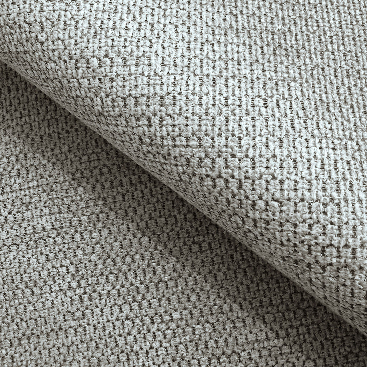 Ecksofa Toscania 250x180 cm mit Schlaffunktion und verstellbaren Kopfstützen auf hohen Beinen, Stoff Aragon 80 - Hellgrau