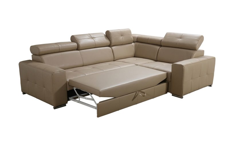 Ecksofa MARGO II Ledersofa Schlaffunktion