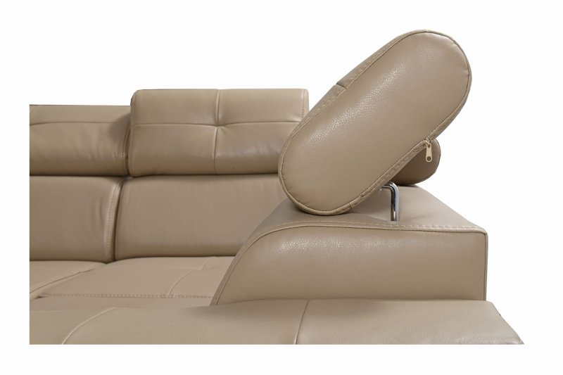 Ecksofa MARGO II Ledersofa Kopfstütze