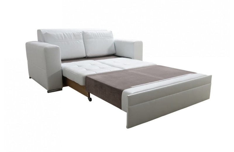Ledersofa VERONA II Leder Couch mit Schlaffunktion 170 cm